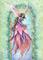 Art: Cardinal Fairy by Artist Sara Burrier