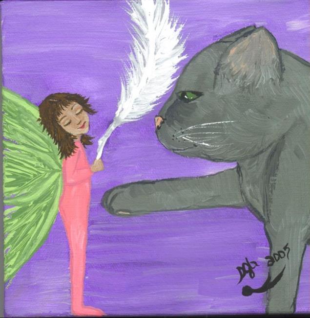 Art: Feather by Artist Sandi Gayle Stefkovich