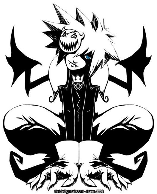 Art: Fanart: Nightmare Sora by Artist Erika 
