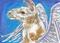 Art: Winged Llama by Artist Kim Loberg