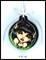 Art: Holly Mermaid Ornament by Artist Elaina Wagner