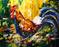 Art: Rooster Five  by Artist Laurie Justus Pace