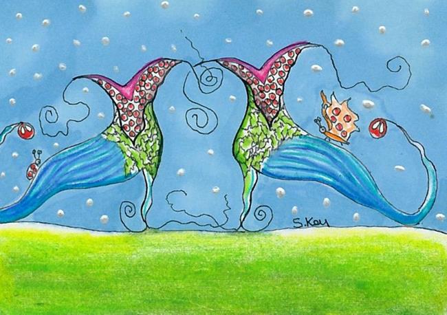 Art: Fairy Shoes-Sold by Artist Sherry Key