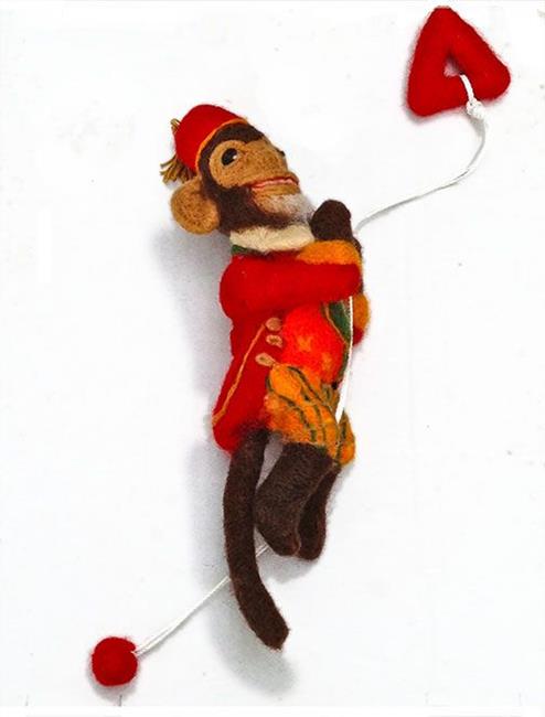 Art: Zip Zappy Monkey Climber by Artist Alma Lee