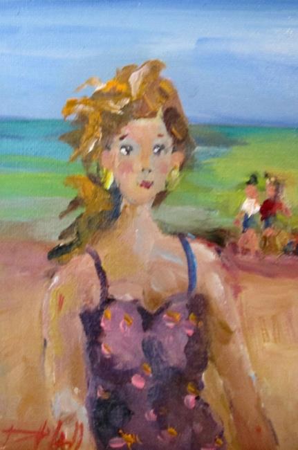 Art: Beach Girl by Artist Delilah Smith