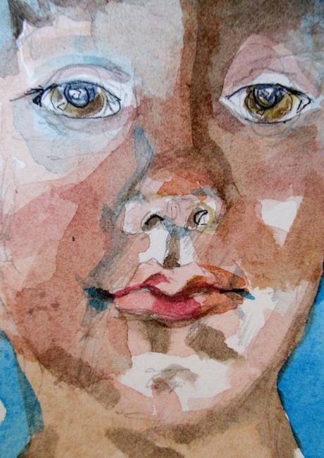 Art: Aime Face No. 13 by Artist Delilah Smith
