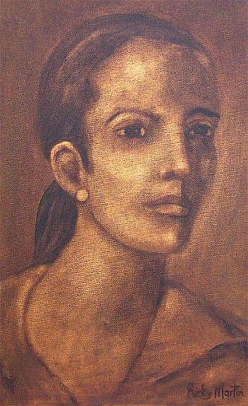 Art: Portrait of a Lady by Artist Ulrike 'Ricky' Martin