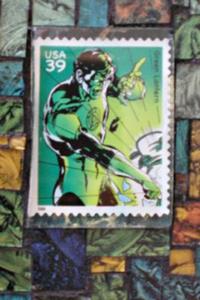Detail Image for art The Stamp Collection:  Green Lantern (sold)