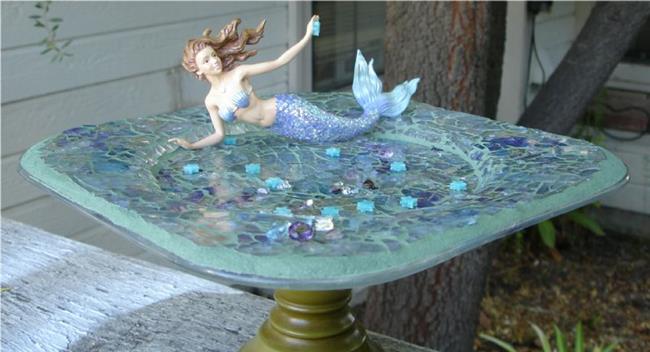 Art: Mermaid on a Plate  (sold) by Artist Dorothy Edwards