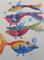 Art: Bright Colored Fish by Artist Delilah Smith