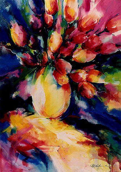 Art: Tulips by Artist Kathy Morton Stanion