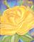 Art: Yellow Rose of Texas by Artist Melinda Dalke