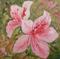 Art: Azaleas miniature by Artist Barbara Haviland