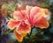 Art: Peach HIbiscus  by Artist Barbara Haviland