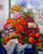 Art: Seattle Pike Place Market: Mixed Bouquets ~ Sold by Artist Patricia  Lee Christensen