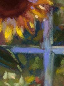 Detail Image for art Sunflower in Kitchen Window - Sold