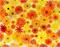 Art: Pop Art Color Burst - Mums & Sunflowers by Artist Lar Shackelford