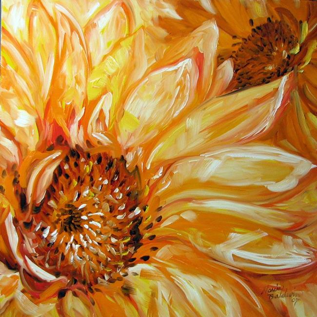 Art: SUNFLOWER TWO by Artist Marcia Baldwin