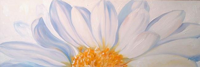 Art: WHITE DAISY by Artist Marcia Baldwin