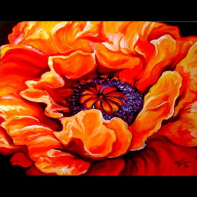 Art: POPPY BLAZE by Artist Marcia Baldwin