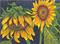 Art: Sunflowers by Artist Ulrike 'Ricky' Martin
