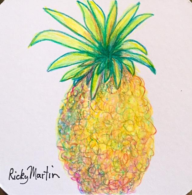 Art: Pineapple by Artist Ulrike 'Ricky' Martin