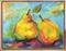 Art: Framed Pears  (available in my ebay store) by Artist Ulrike 'Ricky' Martin