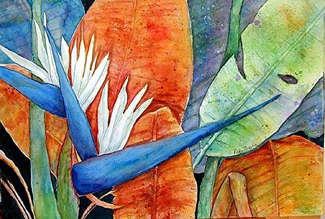 Art: Bird of Paradise - sold by Artist Ulrike 'Ricky' Martin