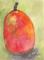 Art: Red Pear by Artist Ulrike 'Ricky' Martin