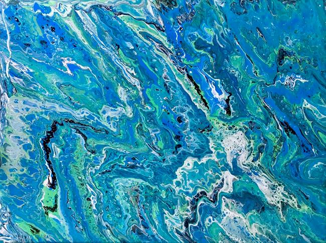Art: The Deep Blue by Artist Ulrike 'Ricky' Martin