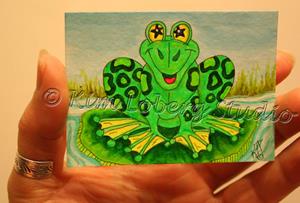 Detail Image for art Retro Frog