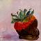 Art: Chocolate Dipped Strawberry by Artist Delilah Smith
