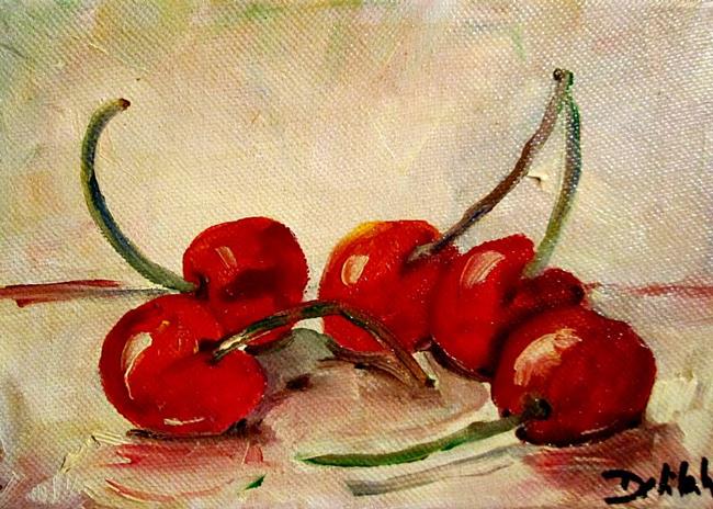 Art: Sour Cherries-sold by Artist Delilah Smith