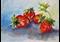 Art: Four Strwberries (800x578).jpg by Artist Delilah Smith
