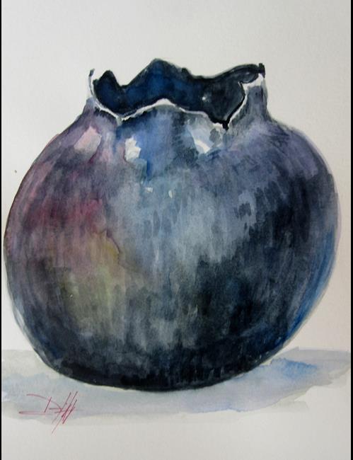 Art: Blueberry by Artist Delilah Smith