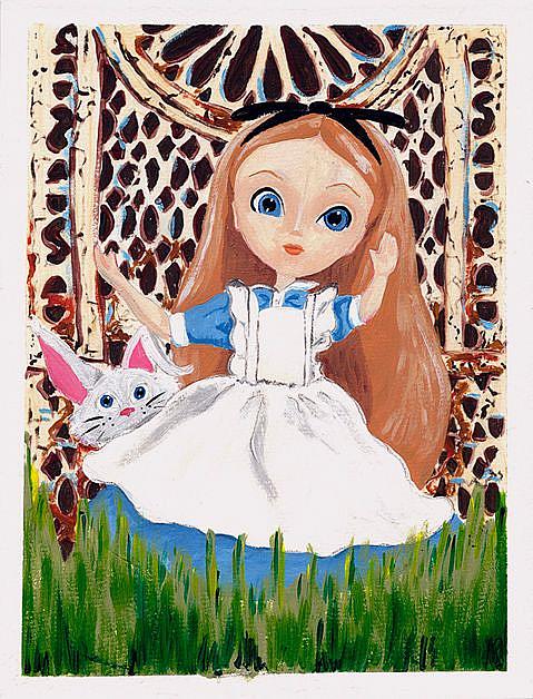 Art: Alice in wonderland pullip by Artist Noelle Hunt