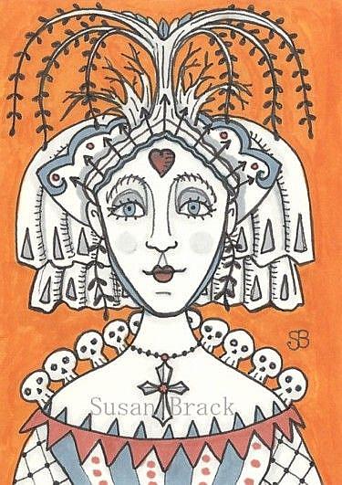 Art: GOTH TREE OF LIFE by Artist Susan Brack