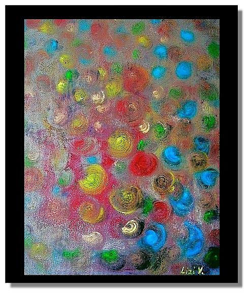 Art: FLYING WORDS-SOLD by Artist LUIZA VIZOLI