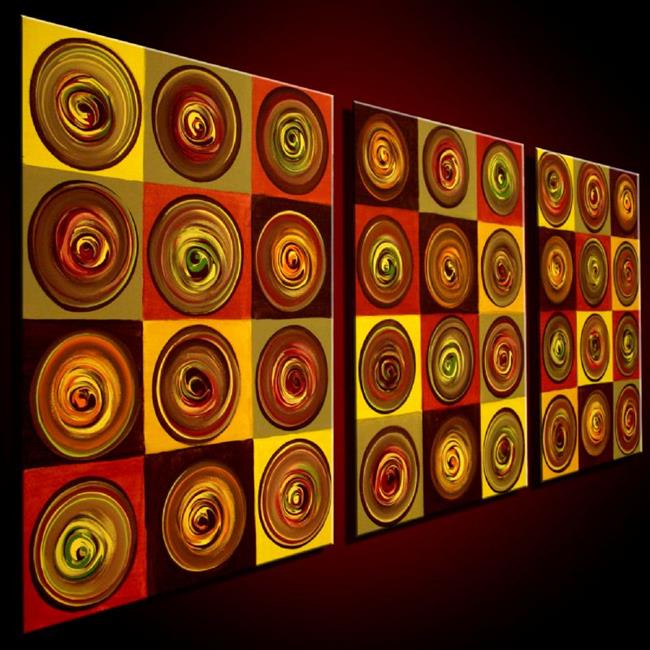 Art: DANCING SWIRLS by Artist Mary Capan