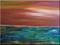 Art: ORIGINAL abstract LANDSCAPE PAINTING,acrylic on canvas  by Artist Nataera