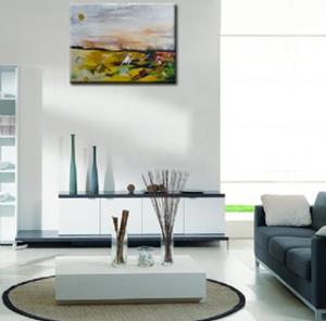 Detail Image for art ORIGINAL abstract LANDSCAPE PAINTING MODERN Art 