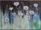 Art: ORIGINAL ABSTRACT PAINTING WITH FLOWERS - SOLD by Artist Nataera