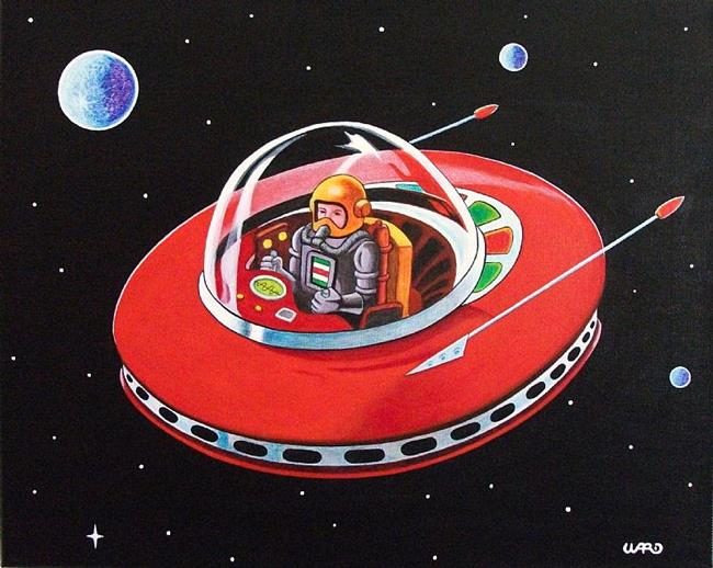 Spaceman Painting by George Bryan Ward - Pixels