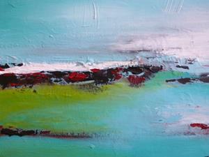 Detail Image for art ORIGINAL ABSTRACT LANDSCAPE PAINTING