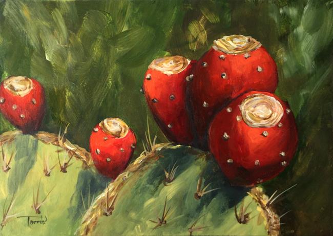 Art: Prickly Pear III by Artist Torrie Smiley