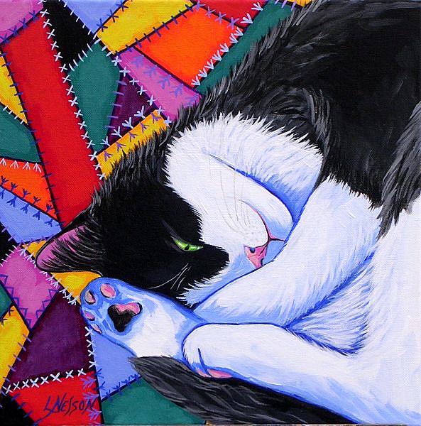 Art: A Cozy Spot by Artist Lisa M. Nelson