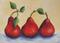 Art: Fresh Red Pears by Artist Torrie Smiley