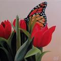 Art: Spring Visitor by Artist Christine E. S. Code ~CES~
