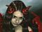 Art: Red Vinyl Fairy by Artist Jasmine Ann Becket-Griffith