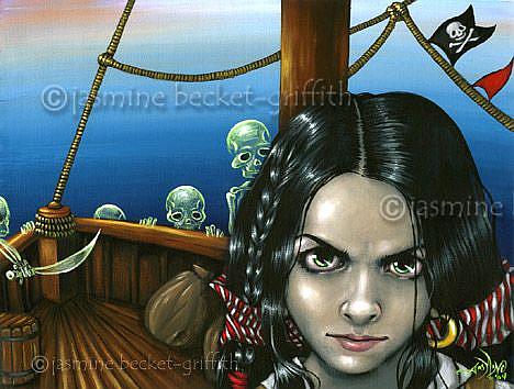 Art: Unwelcome Visitors by Artist Jasmine Ann Becket-Griffith